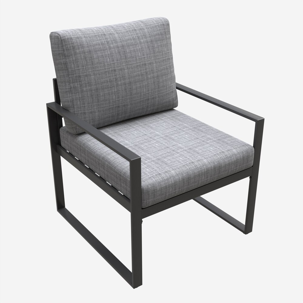 Garden Chair Leipzig 3D 모델 