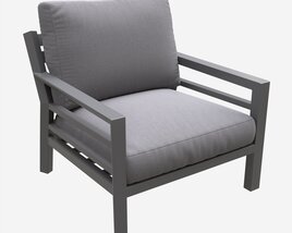 Garden Chair Tomson 3D 모델 