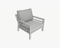 Garden Chair Tomson 3D-Modell
