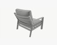 Garden Chair Tomson Modello 3D