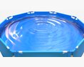 Garden Frame Swimming Pool 3D模型