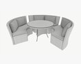Garden Furniture Set Veneto 3D-Modell