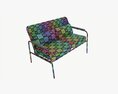 Garden Sofa With Mesh Back 3D-Modell