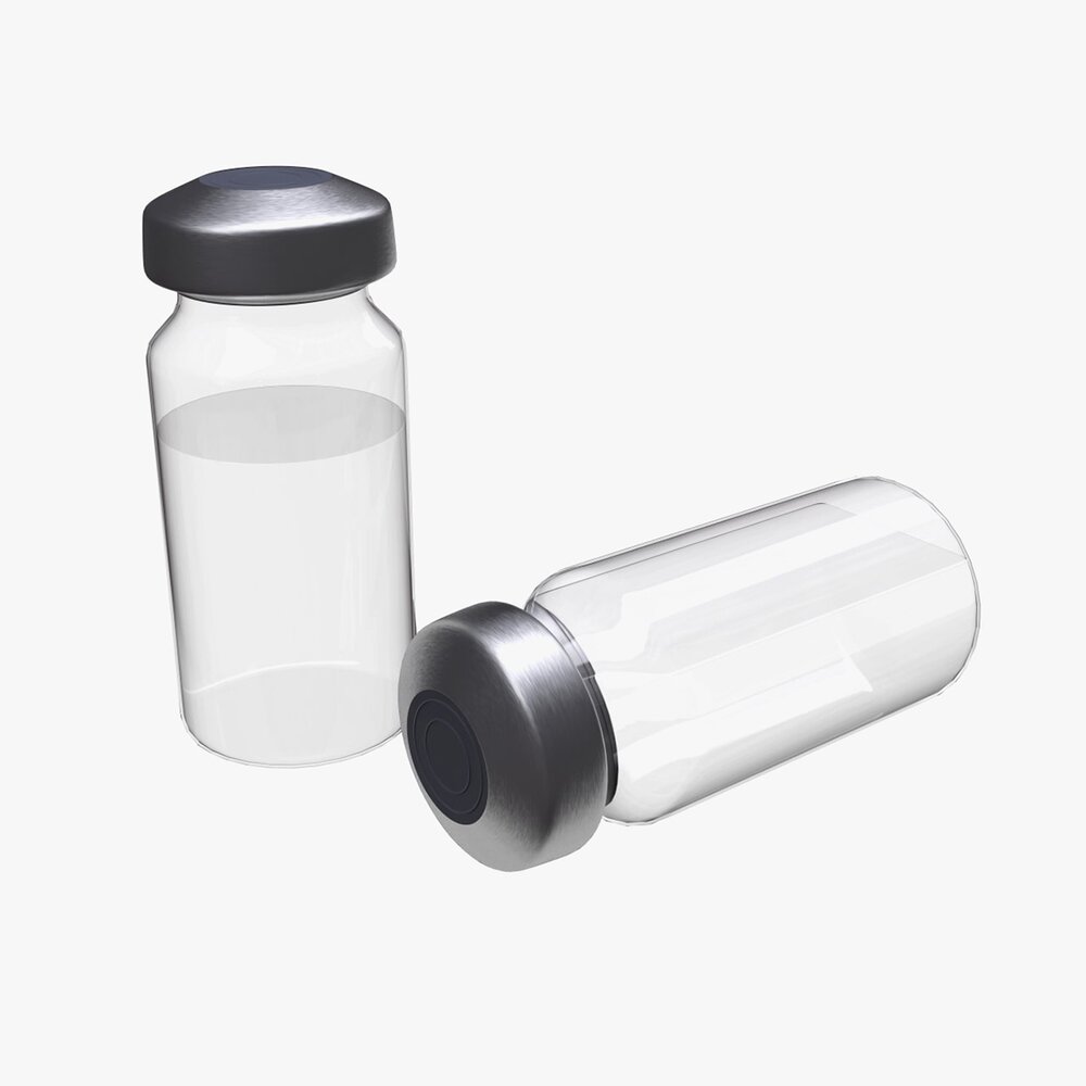 Medicine Ampoules Vial Bottle 3D model