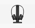 Headset Stand With Headphone 3d model