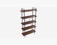 Industrial Bookcase Shelf Walker Edison 3D-Modell