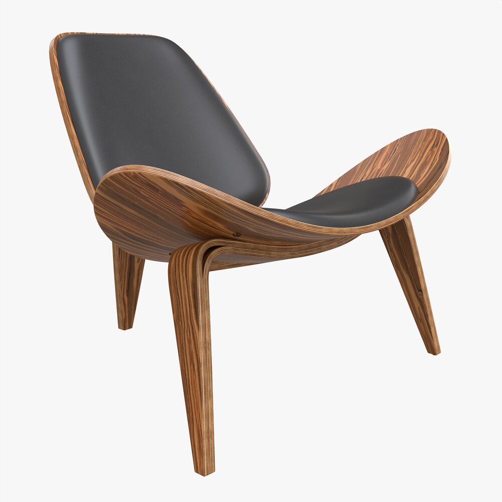 Mid Century Lounge Chair 3d model