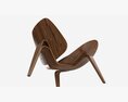 Mid Century Lounge Chair 3D 모델 