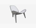 Mid Century Lounge Chair 3D модель