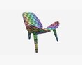 Mid Century Lounge Chair 3D 모델 