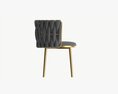 Modern Chair Upholstered 02 Modelo 3d