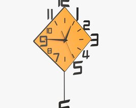 Modern Design Large Wall Clock 10 3Dモデル
