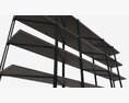 Modular Bookcase Cattelan Hudson 3Dモデル