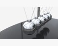 Newton Cradle Balance Steel Balls 02 Modelo 3d