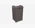 Outdoor Trash Can 3D-Modell
