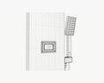 Panel Tower Faucet System With Display 02 3D 모델 