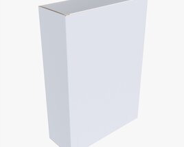 Paper Box Mockup 15 Modèle 3D