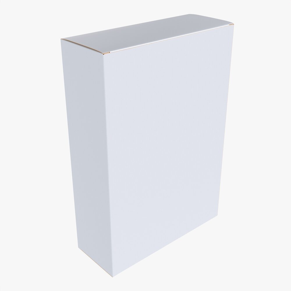 Paper Box Mockup 15 Modèle 3d