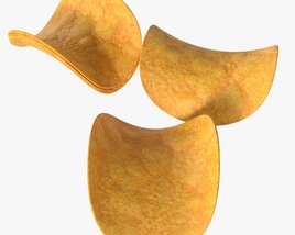 Potato Chips 02 3D-Modell