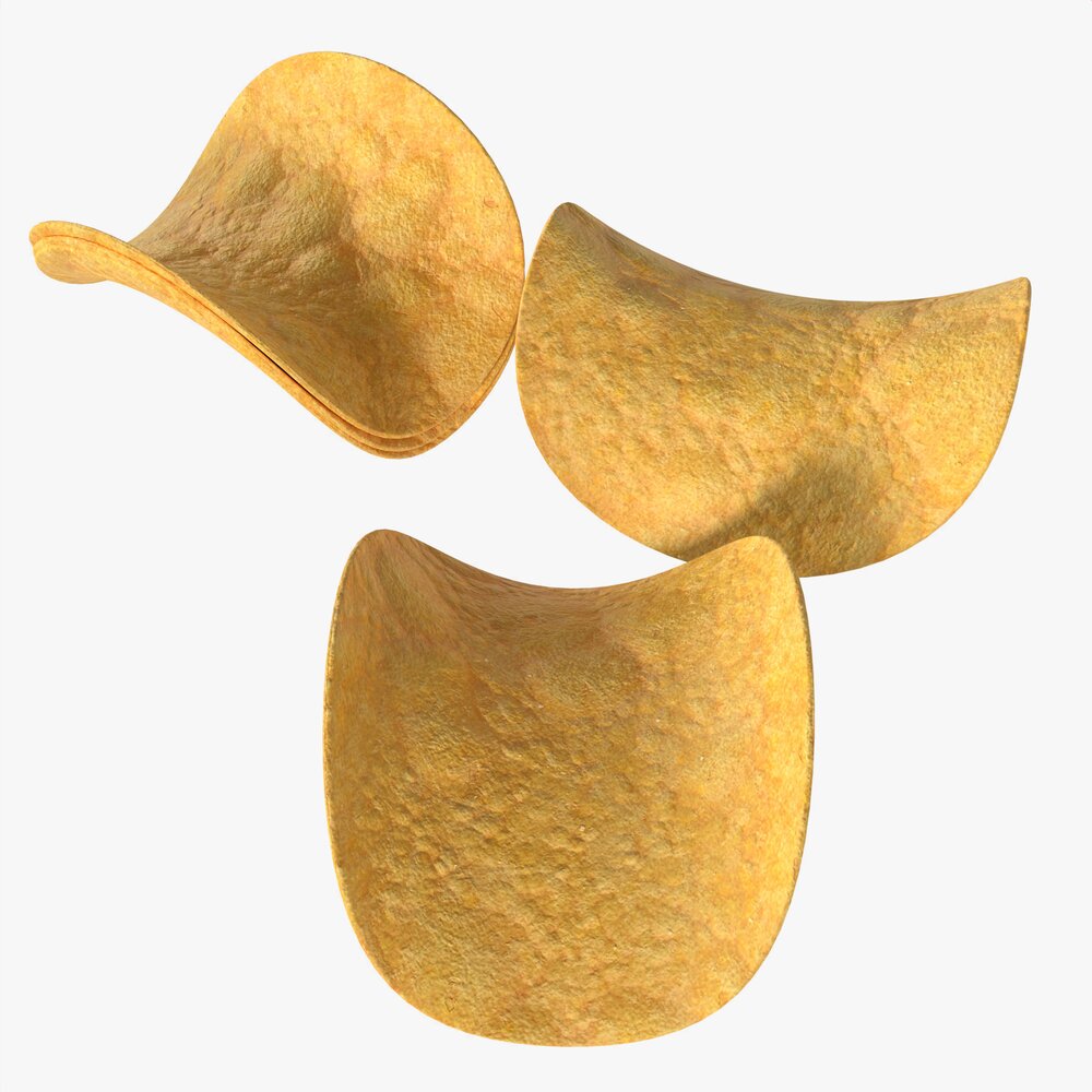 Potato Chips 03 3D 모델 