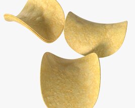 Potato Chips 04 3D model