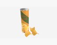 Potato Chips With Tube Packaging Modelo 3d