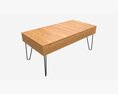 Rectangle Coffee Table 02 3Dモデル
