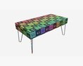 Rectangle Coffee Table 02 3d model
