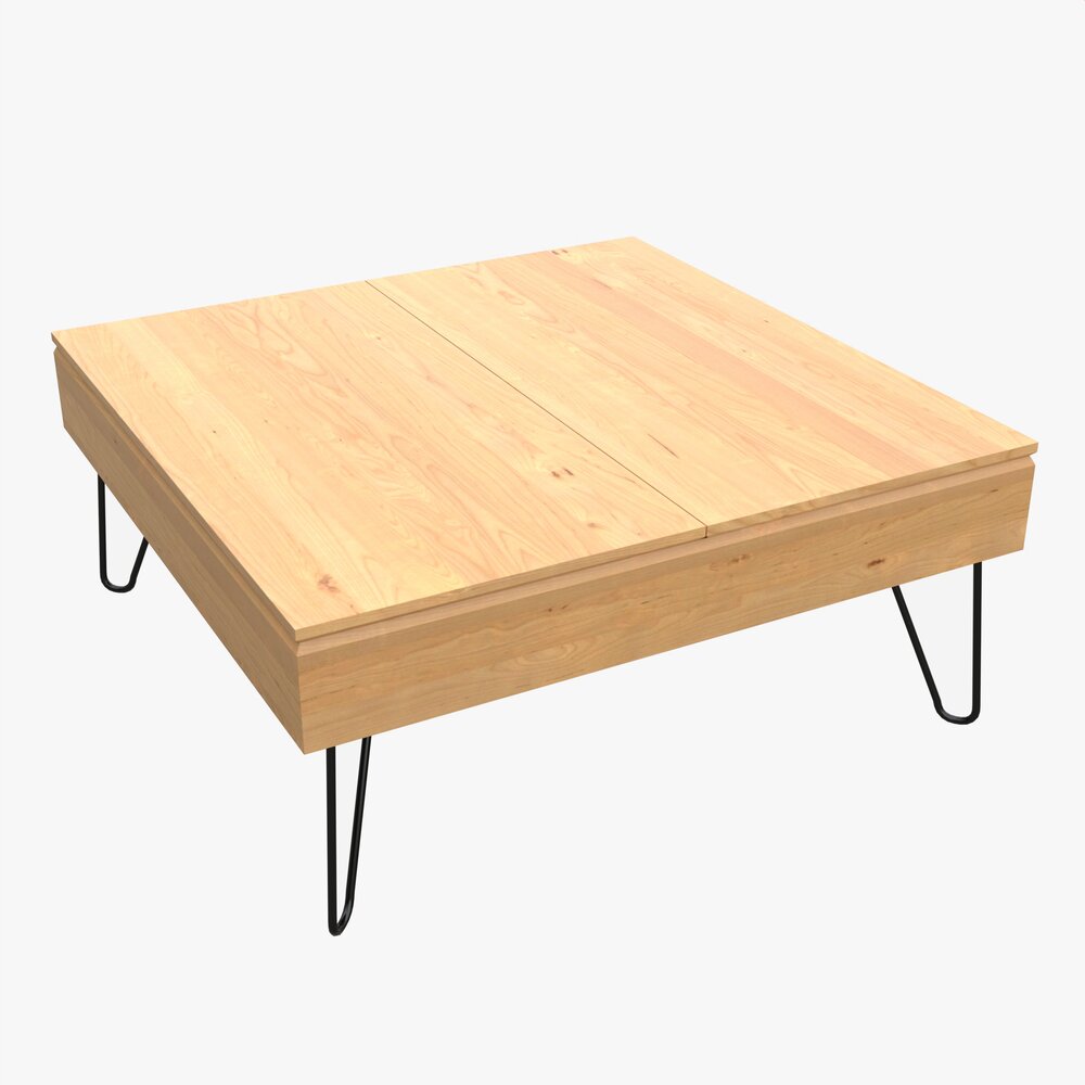 Rectangle Coffee Table 03 3Dモデル