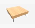 Rectangle Coffee Table 03 3D-Modell