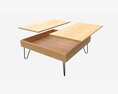 Rectangle Coffee Table 03 3D 모델 