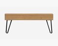 Rectangle Coffee Table 03 3D 모델 