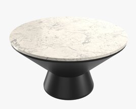 Round Coffee Table 03 3D 모델 