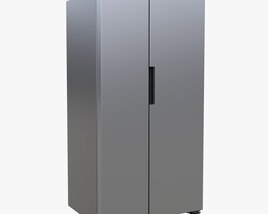 Side-by-Side Fridge Samsung RS66A8100S9 3D 모델 
