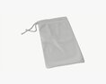 Soft Bag Empty Mockup 3D-Modell