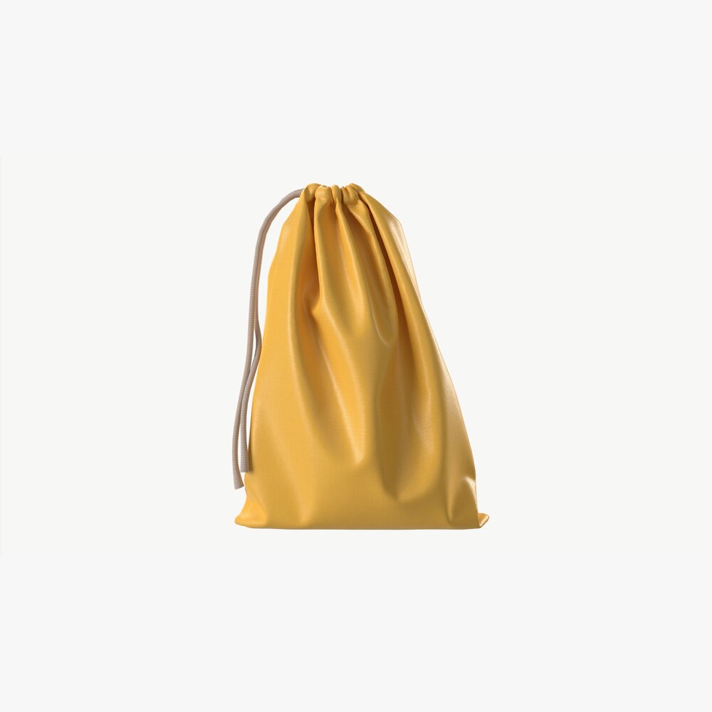 Soft Bag Filled In Mockup Modello 3D