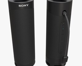 Sony Portable Wireless Speaker Black SRS-XB23 3D 모델 