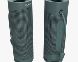 Sony Portable Wireless Speaker Green SRS-XB23 3D模型