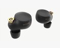 SONY Wireless Earbuds WF-1000XM4 Black Modello 3D