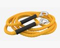 Towing Rope With Metal Hooks 3D模型