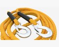 Towing Rope With Metal Hooks 3D модель