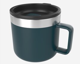 Vacuum Travel Mug With Slider 3D модель