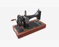 Vintage Handcrank Sewing Machine Modello 3D