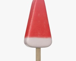 Ice Cream On Stick Watermelon 3Dモデル
