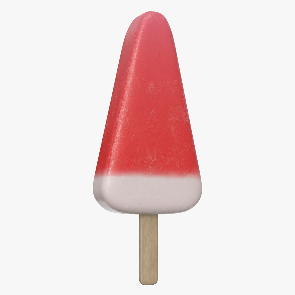 Ice Cream On Stick Watermelon 3D модель