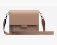 Women Shoulder Bag Light Brown Leather 3D模型