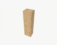 Wooden Box For Wine Bottle With Hole 3Dモデル