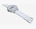 Wristwatch With Leather Strap 01 Modelo 3d