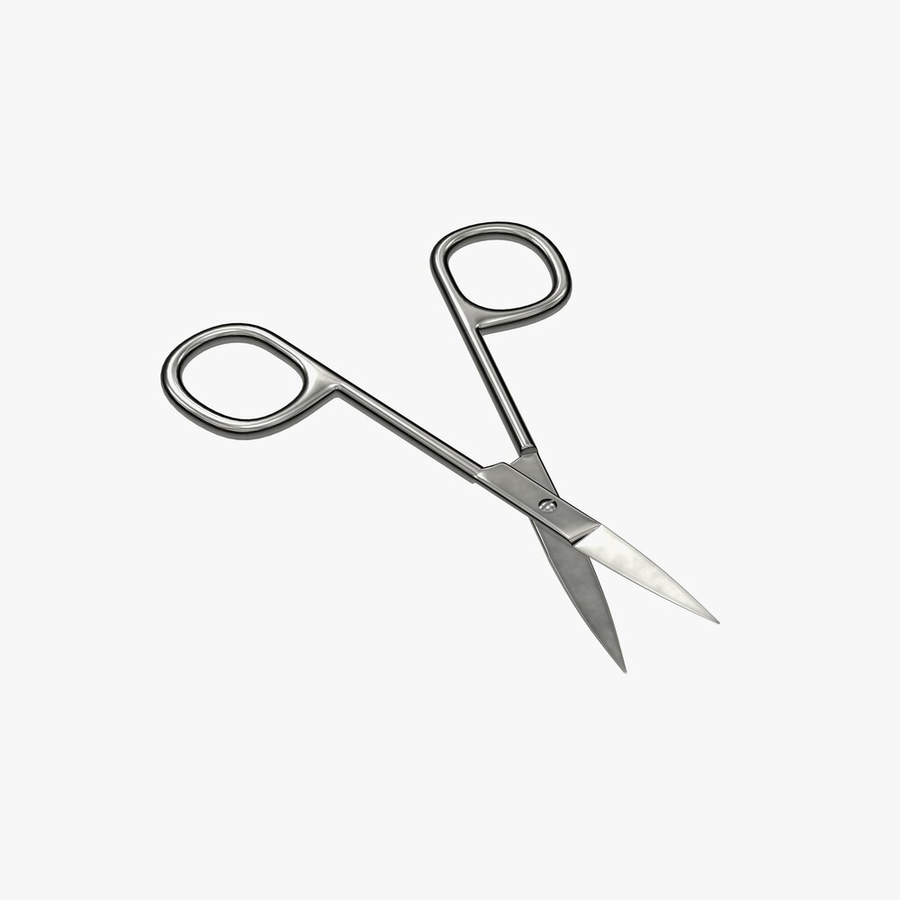 Scissors Opened 3d model