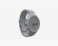 Wristwatch With Steel Bracelet 01 3Dモデル